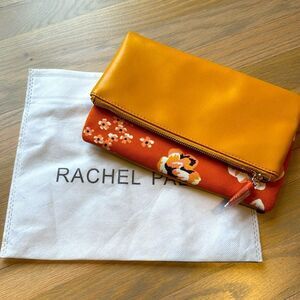 Dustbag Rachel Pally Floral Reversible Zahara Canvas Clutch NEW